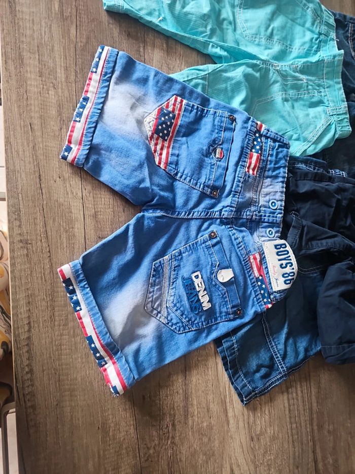 Lot de 5 shorts garçon taille 4-5 ans - photo numéro 3