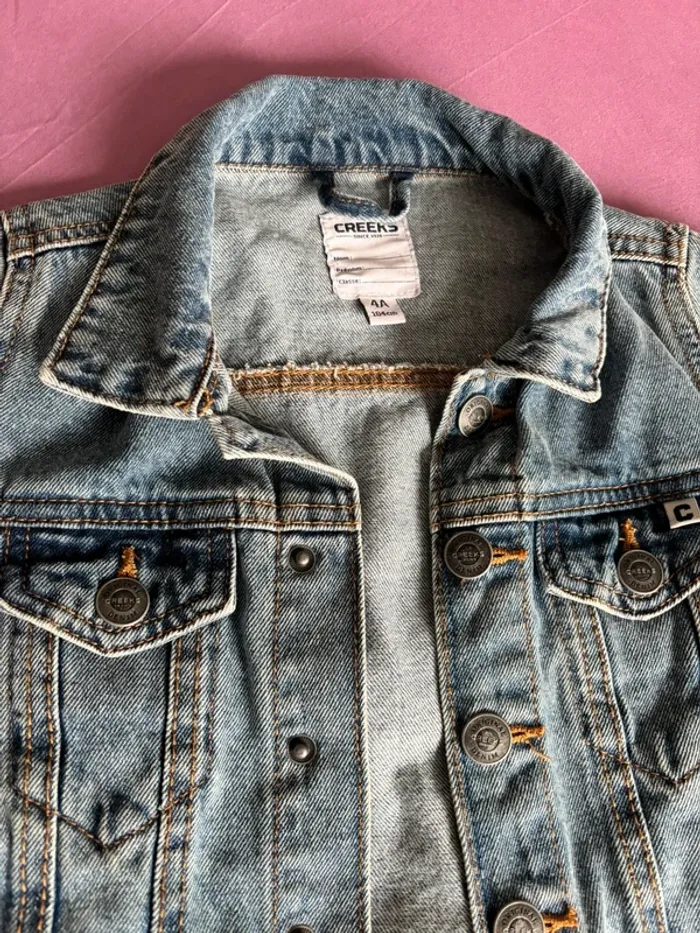 Veste en jean garçon creeks - photo numéro 2