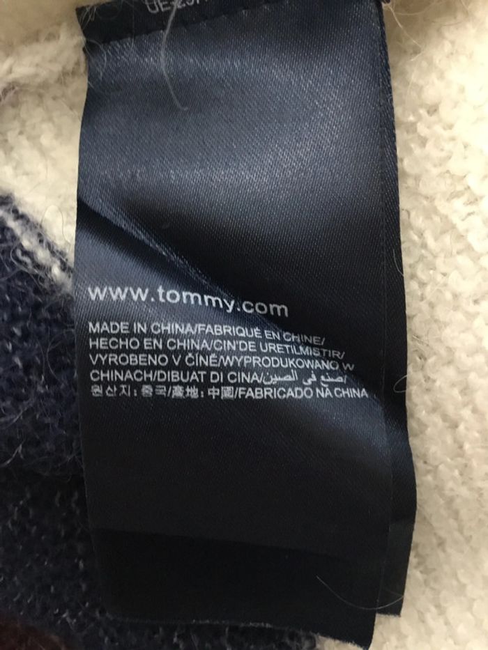 Pull femme Hilfiger Denim tricolore taille M 016 - photo numéro 5