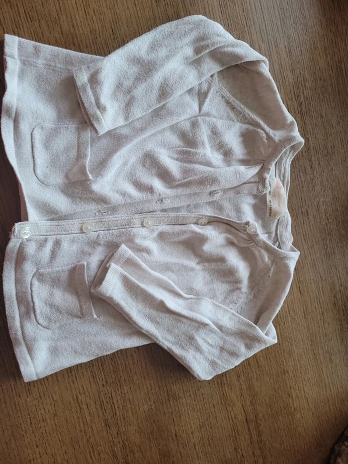 Gilet beige 12/18mois