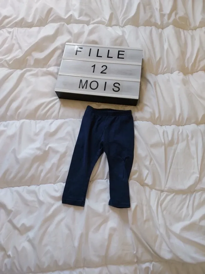 Leggings fille 12 mois