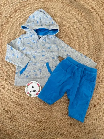 Ensemble 2 pièces jogging taille 6 mois