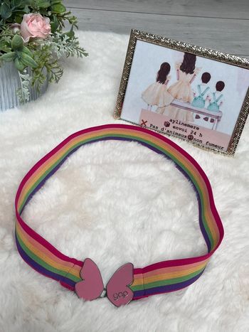 ceinture multicolore élastique