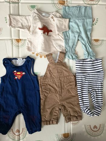 Lot 1 mois garçon (5 pcs)