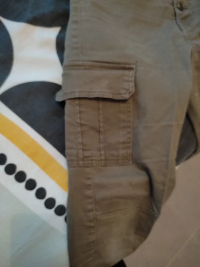 Pantalon kaki,taille haute - photo numéro 5