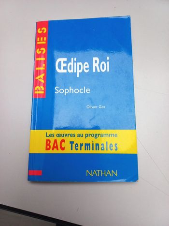 Livre analyse de l'œuvre Œdipe roi, Sophocle