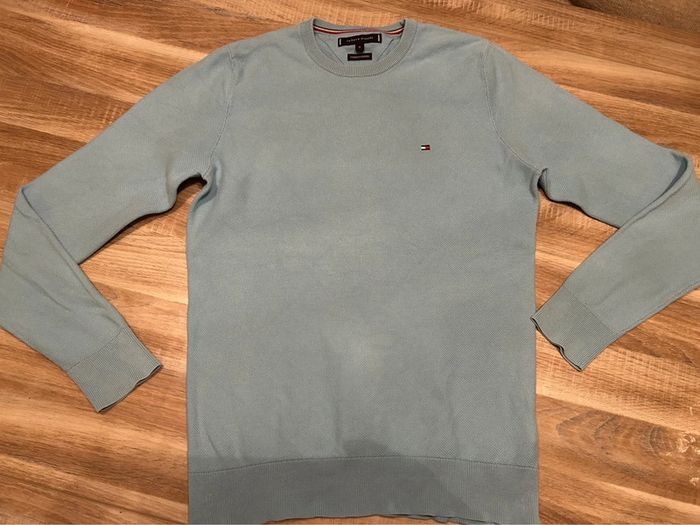 Pull homme Tommy Hilfiger bleu clair - photo numéro 4