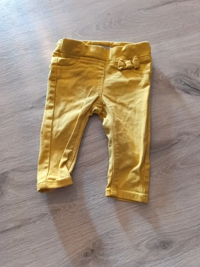 Jegging gemo 6 mois jaune