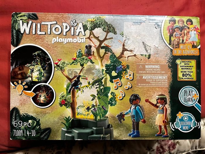 Forêt tropicale avec Veilleuse wiltopia 71009 playmobil