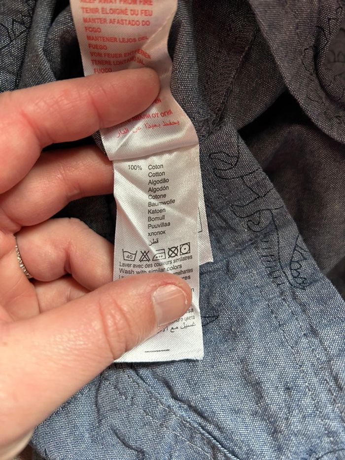 Chemise manches longues dinosaure vertbaudet 5 ans - photo numéro 7