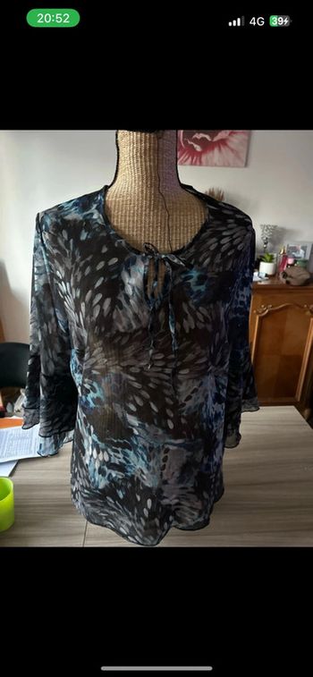 Blouse transparente fait lady