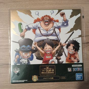 Shikishi du manga One piece sabo Luffy ace
