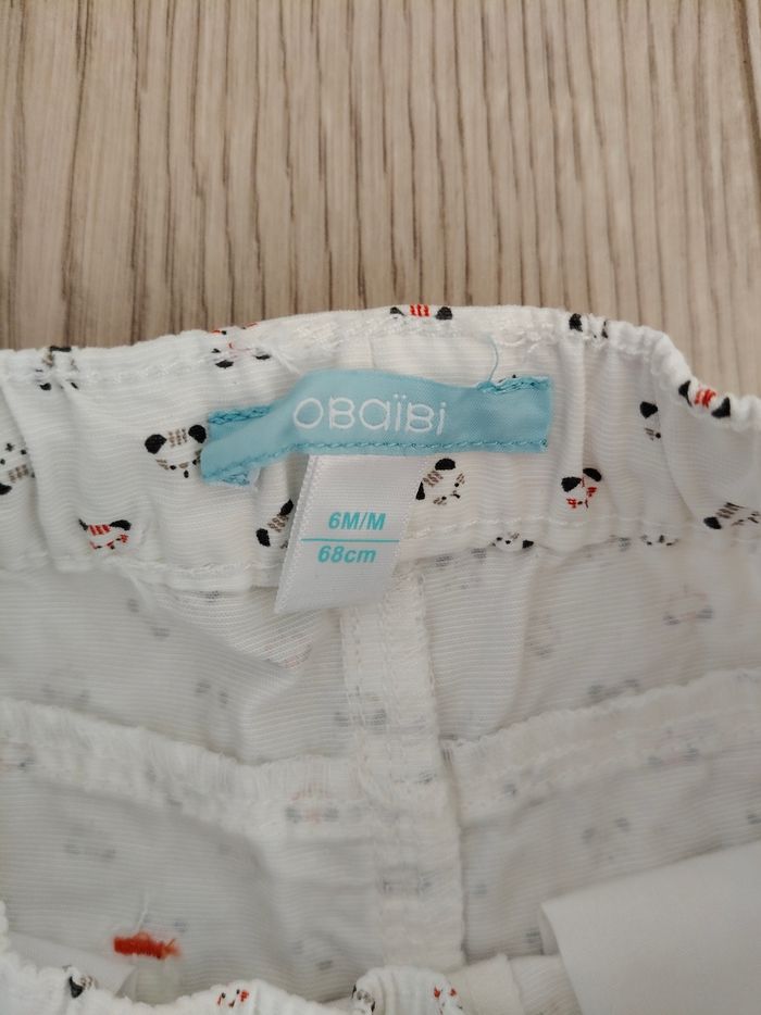 Lot 3 shorts Garçon 6 mois Obaïbi DPAM Primark - photo numéro 4