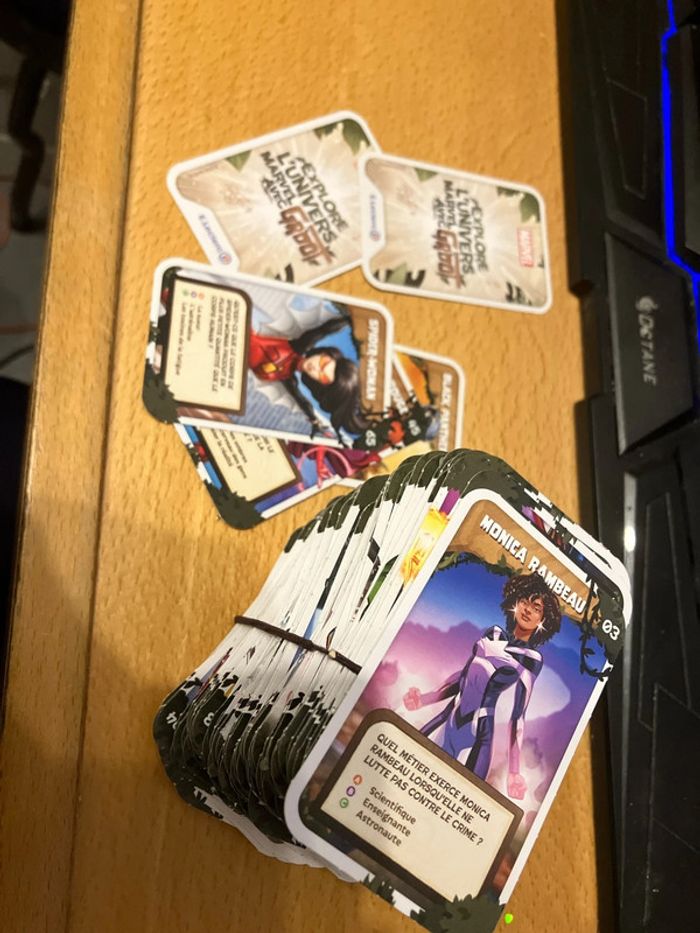 Lot cartes Marvel