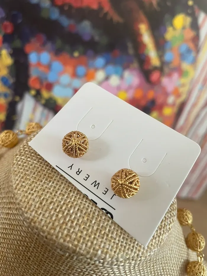 Boucles d’oreille filigrane femme