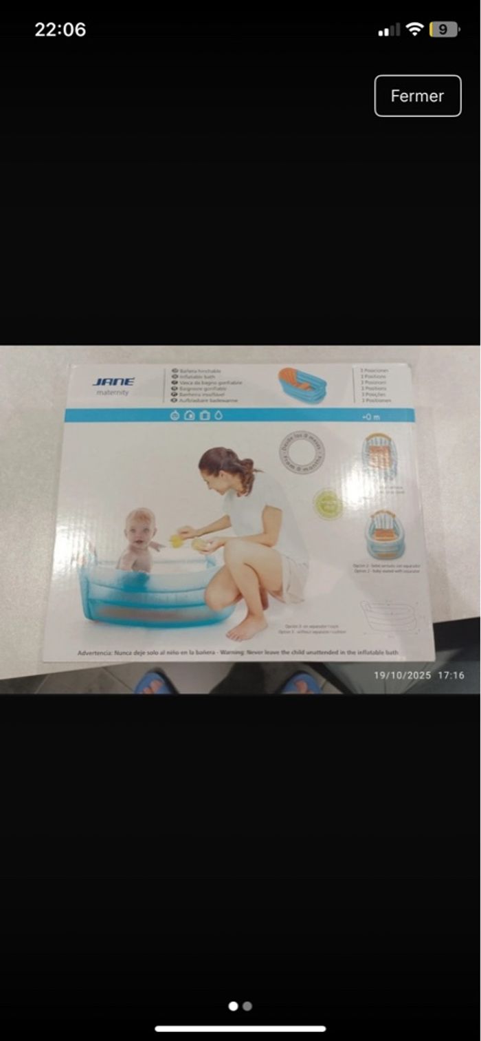 Baignoire gonflable bébé - photo numéro 2