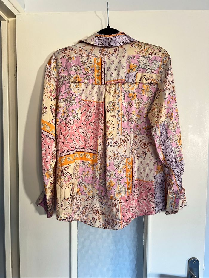 Chemise fluide imprimée patchwork - photo numéro 5