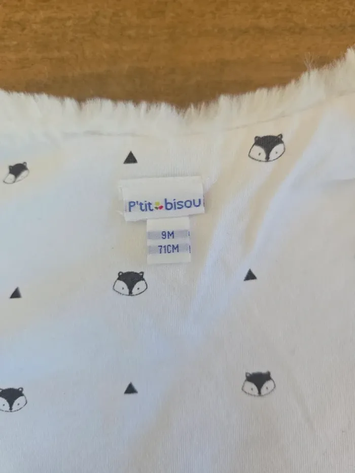 Veste fausse fourrure sans manches P'tit bisou fille 9 mois - photo numéro 4