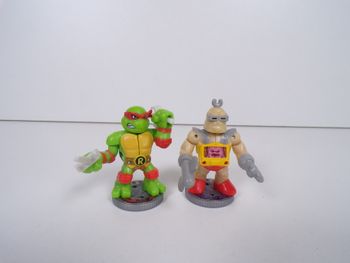 Figurines Akedo -  Raphaël - Tortues Ninja - Krang - Kraang (J29)