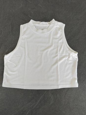 Crop top blanc sans manche Shein Taille : 10 ans Excellent état