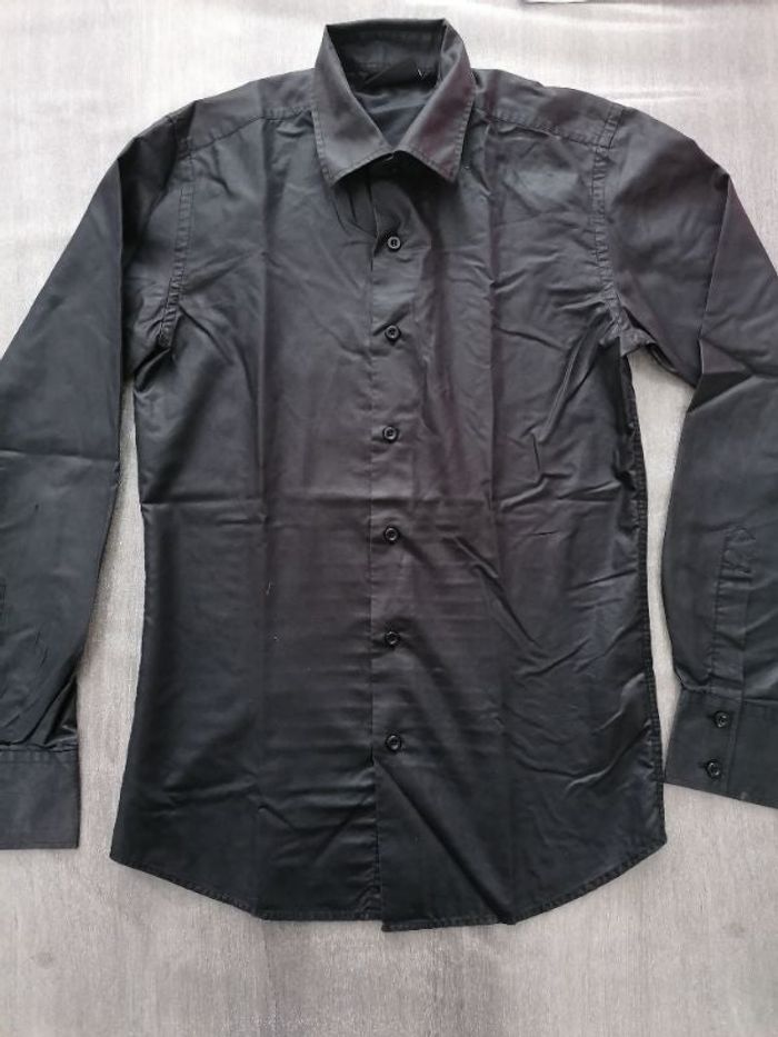 Chemise noire taille S