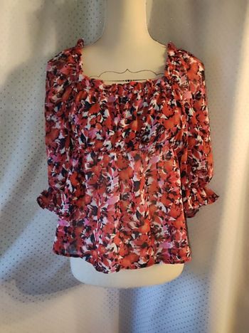 Haut Promod à fleurs, taille M, TBE !