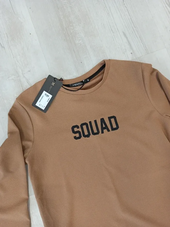 Pull fin homme à manches longues marron clair taille xl - photo numéro 3