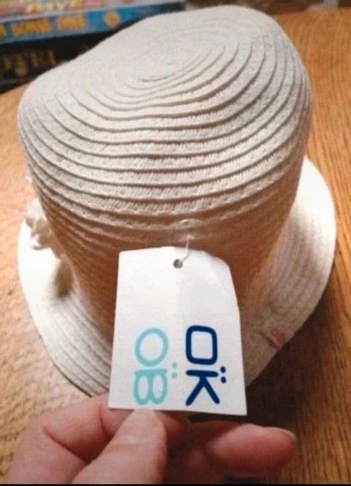 🌼Chapeau été fille obaïbi taille 47 neuf avec étiquette🌼 - photo numéro 3