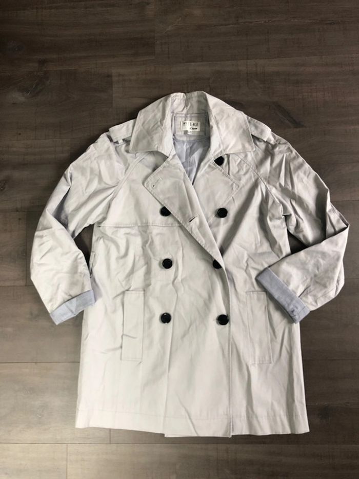 Trench neuf Etam gris tourterelle taille 36