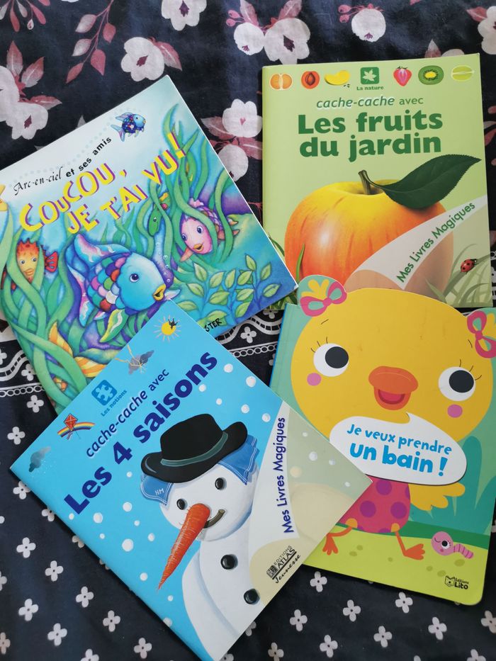 Lot de 4 livres enfants