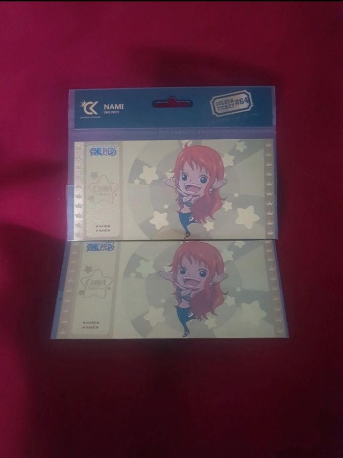 Ticket d'or nami one piece