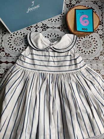 Robe rayée Jacadi 6mois