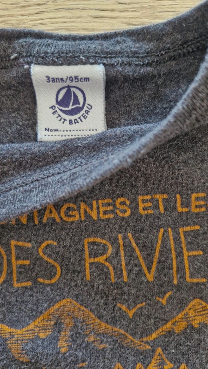 Tee shirt manche longue Petit bateau - photo numéro 2