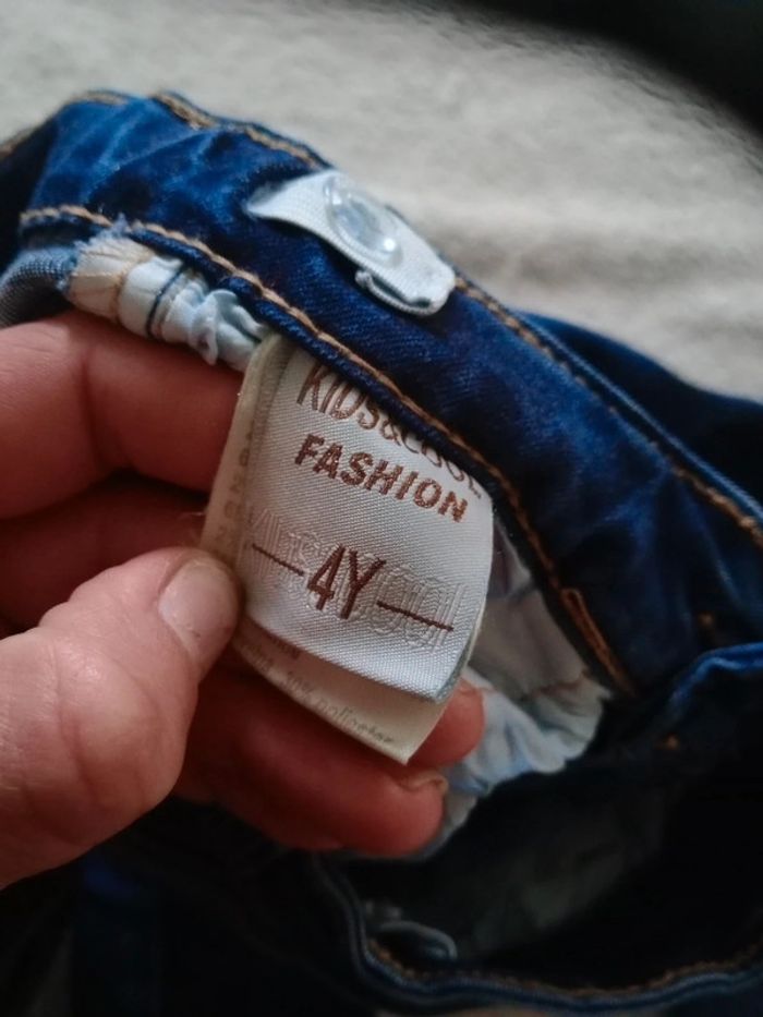 Jean fille 4 ans slim strass c48 - photo numéro 8