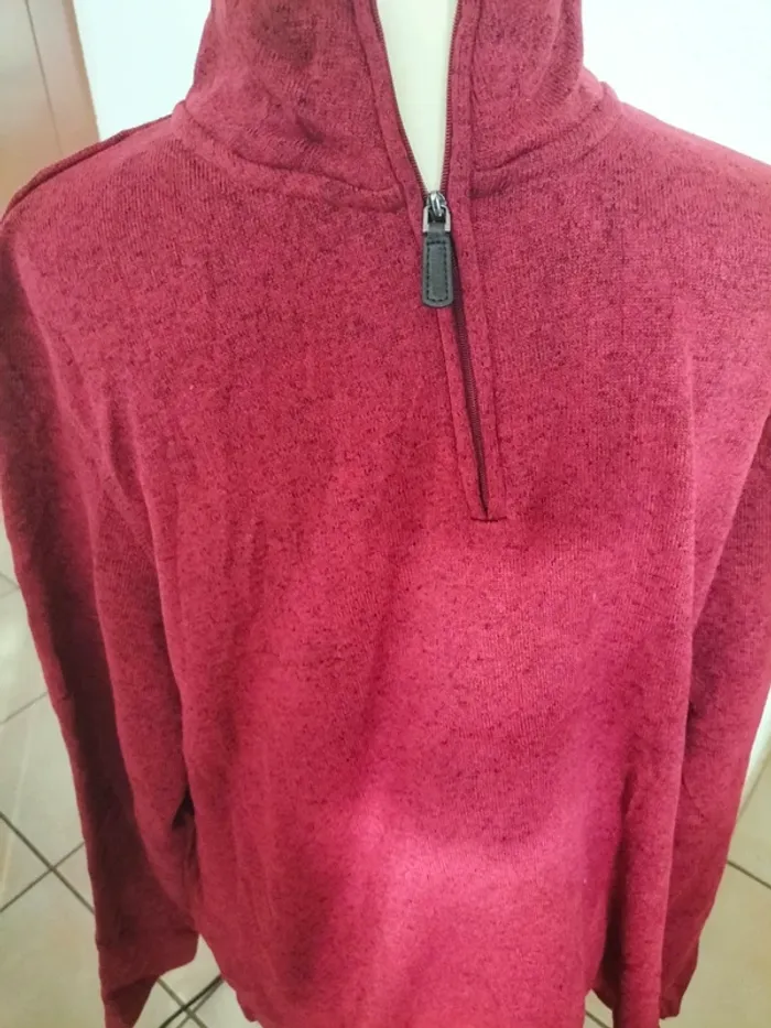 Polaire wrangler homme bordeau