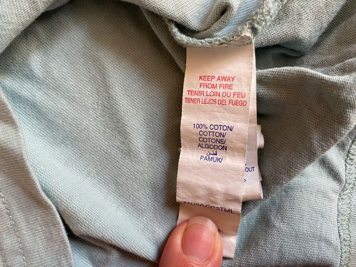 Joli T-shirt gris-bleu ML Sergent Major T. 2 ans/86 cm garçon - photo numéro 6