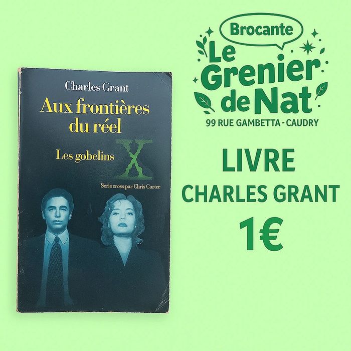 Livre aux frontières du réel, charles grant