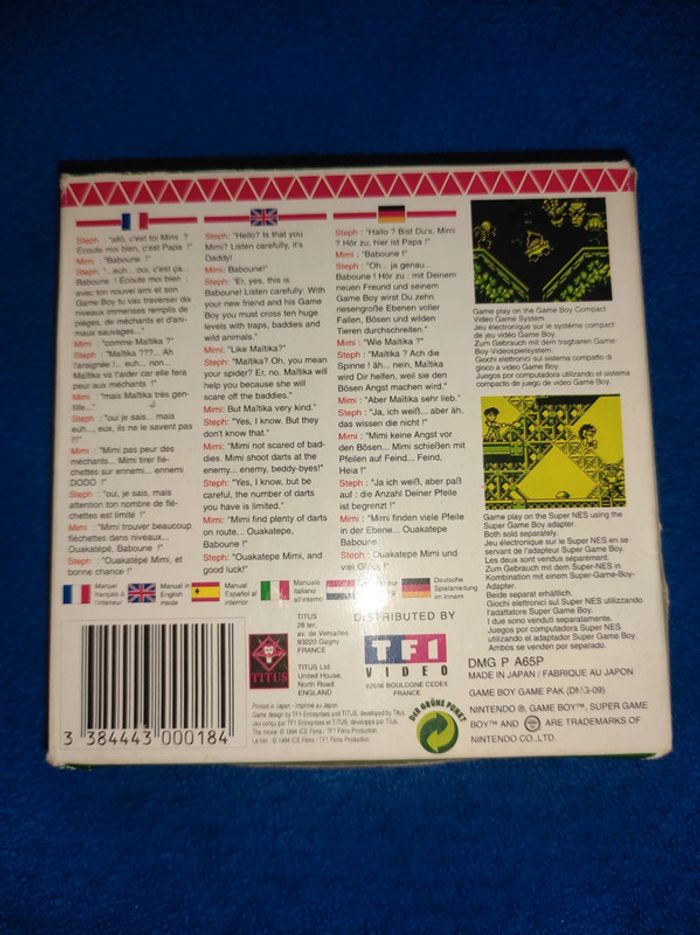 Un indien dans la ville Nintendo GameBoy - photo numéro 2