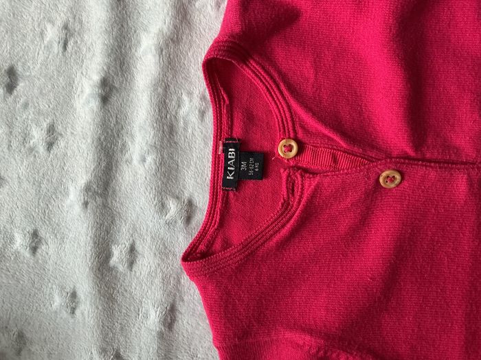 gilet léger fuchsia avec poches 3 mois kiabi - photo numéro 6