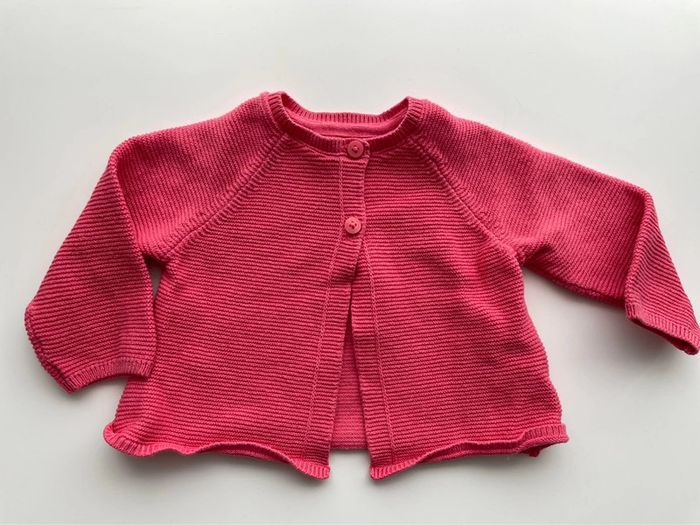 Gilet rose bébé - photo numéro 3