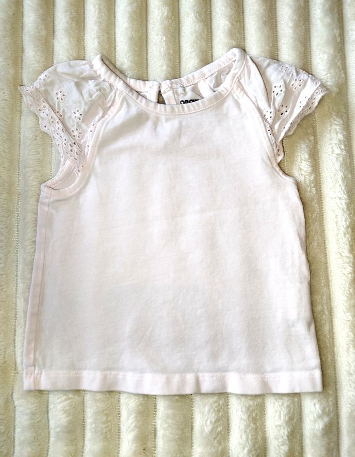 Lot de 6 blouses manches courtes 12 mois fille comme neuf - photo numéro 2