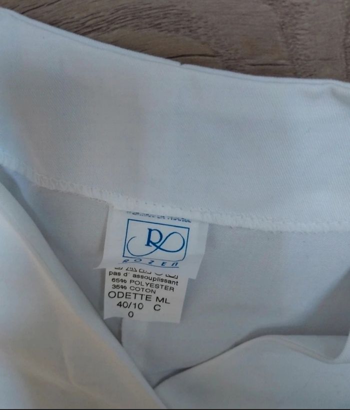 Blouse longue prof de santé Rozen manches longues taille M - photo numéro 2