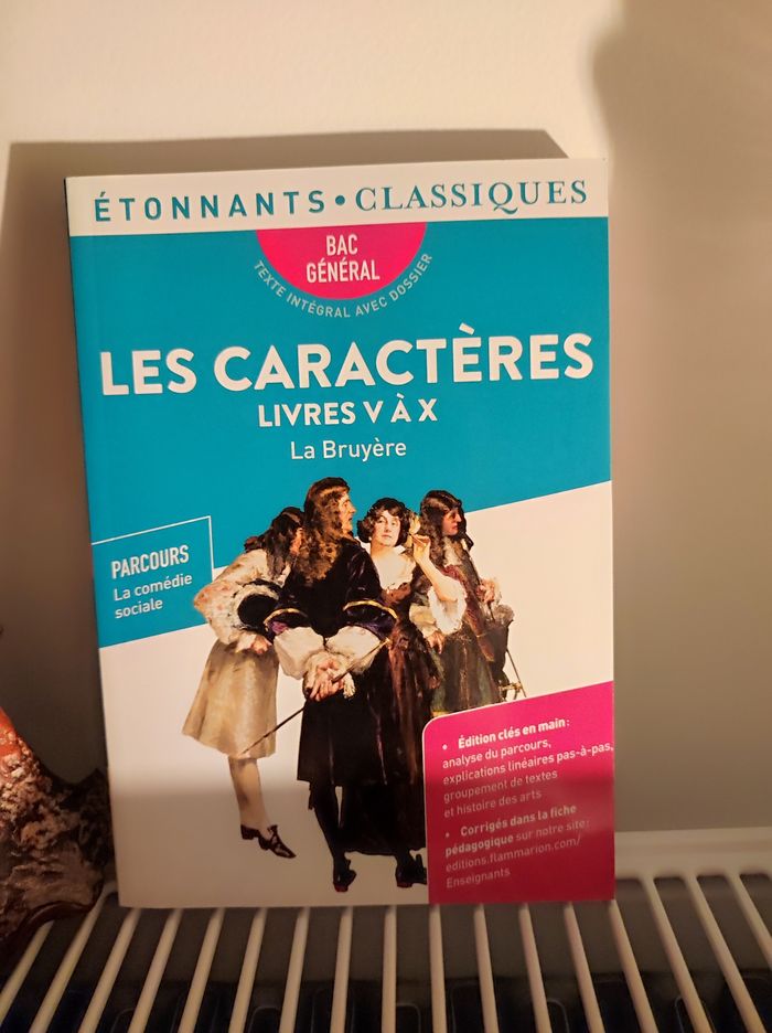 Les Caractères Livres V à X de La Bruyère