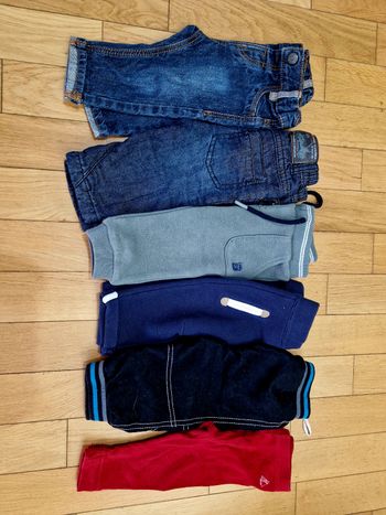 Lot 6 pantalons bébé 6mois