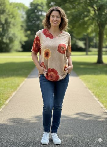 T-shirt femme taille 50/52 Oups 