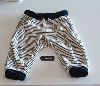 Pantalon jogging rayé