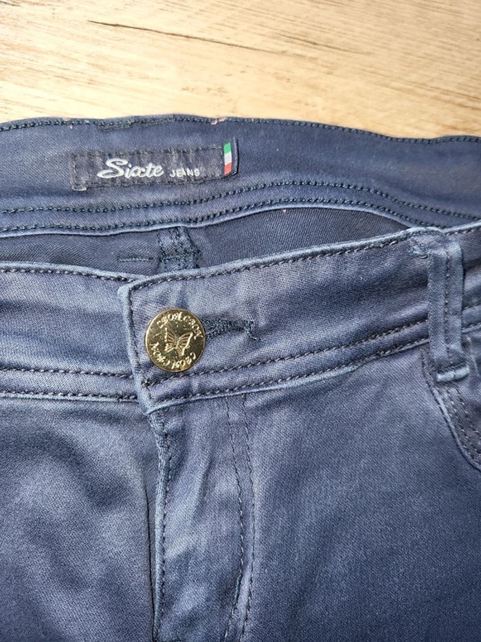 Jeans marine femme - photo numéro 4