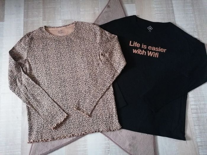 Lot de 2 t shirt neufs manches longues