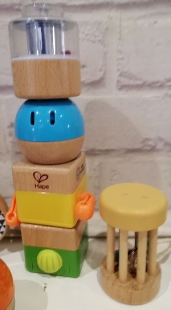 Lot de jouet en bois bébé happé djeco...