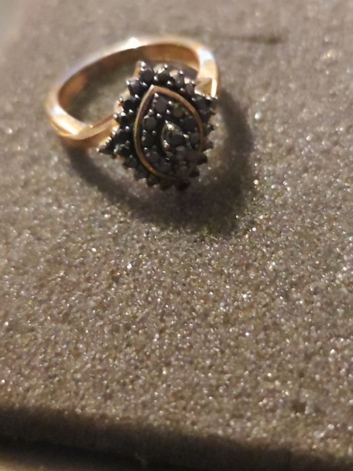 Bague diamants noirs - photo numéro 4